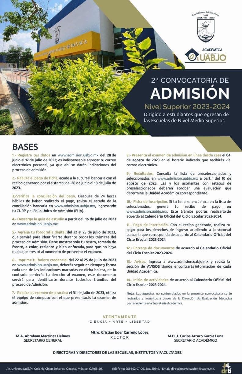 Convocatoria 2023-2024